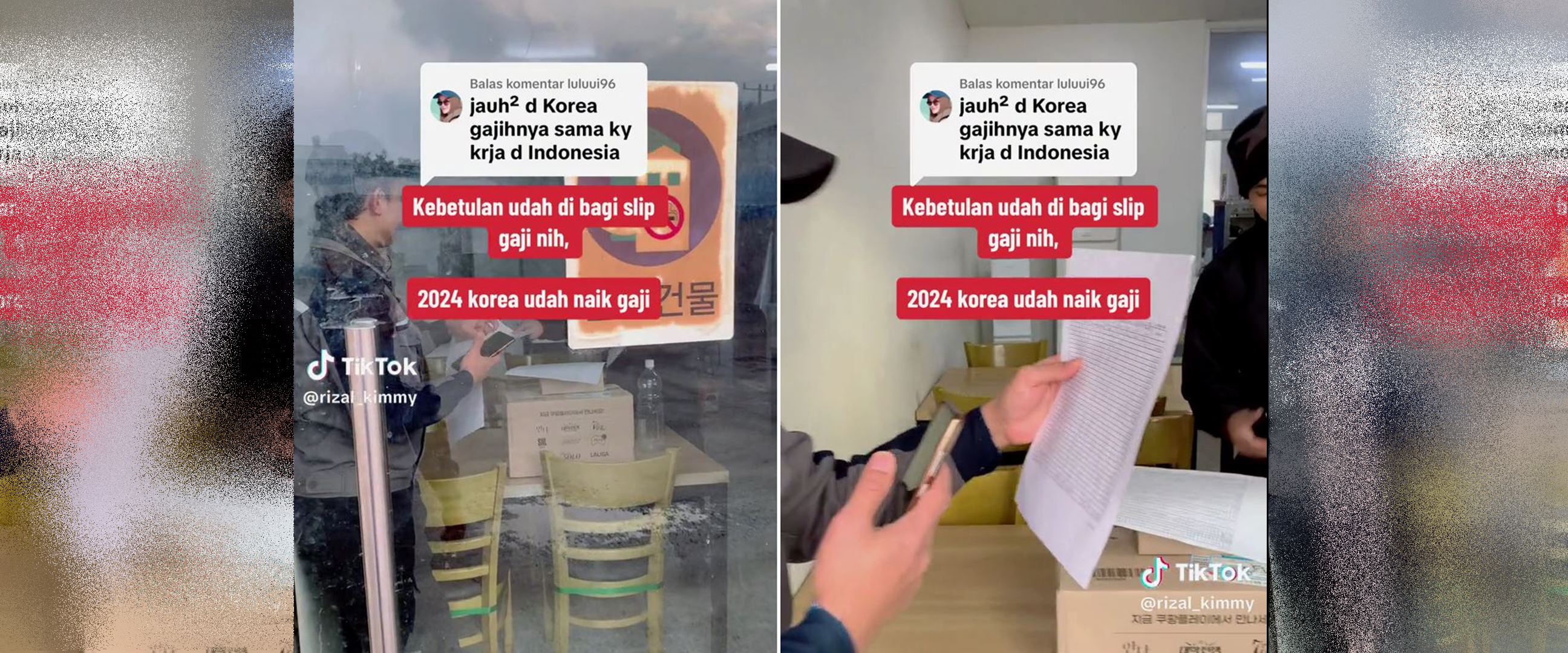 Momen pria pamer slip gaji kerja di Korea, nominalnya bikin gagal fokus dikira mirip UMR Indonesia