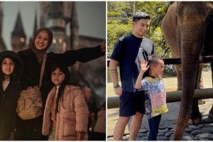 Lupakan kisah pahit perceraian, ini momen 9 seleb kompak bareng mantan suami dampingi anak liburan