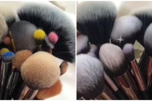 Bukan pakai campuran air dan sabun, ini trik atasi brush makeup kotor pakai 1 jenis minyak
