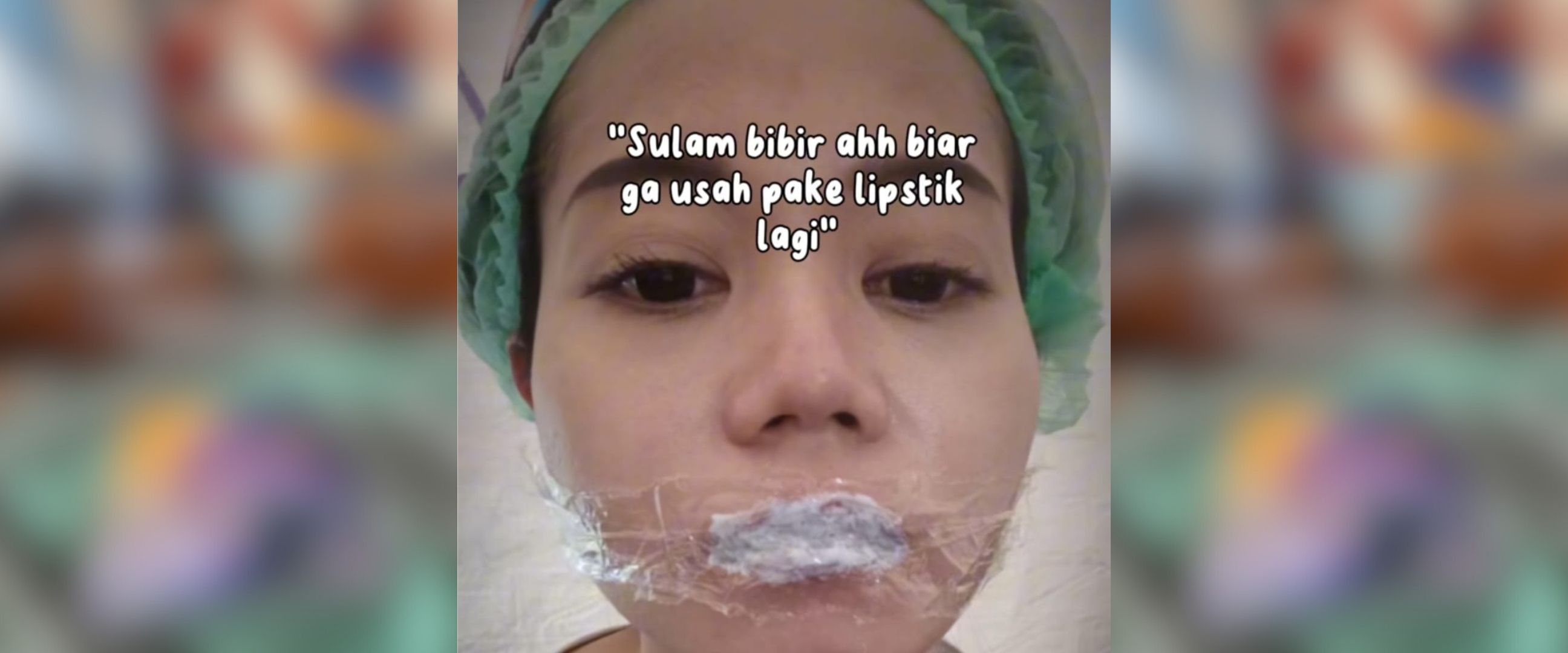 Momen apes wanita sulam bibir biar hemat lipstik ini hasilnya di luar dugaan, auto maskeran terus