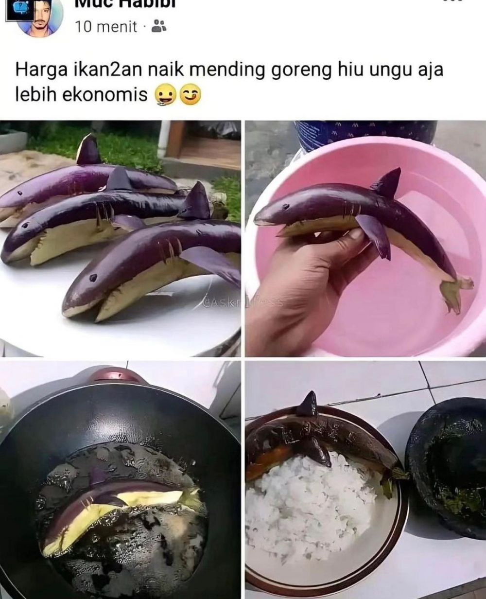 11 Potret kocak orang pamer makanan nyeleneh di FB ini bikin nyengir kuda, absurd abis