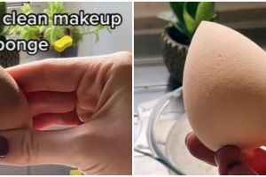 Bukan dengan air sabun, ini cara bersihkan spons makeup yang kotor pakai 1 jenis minyak esensial
