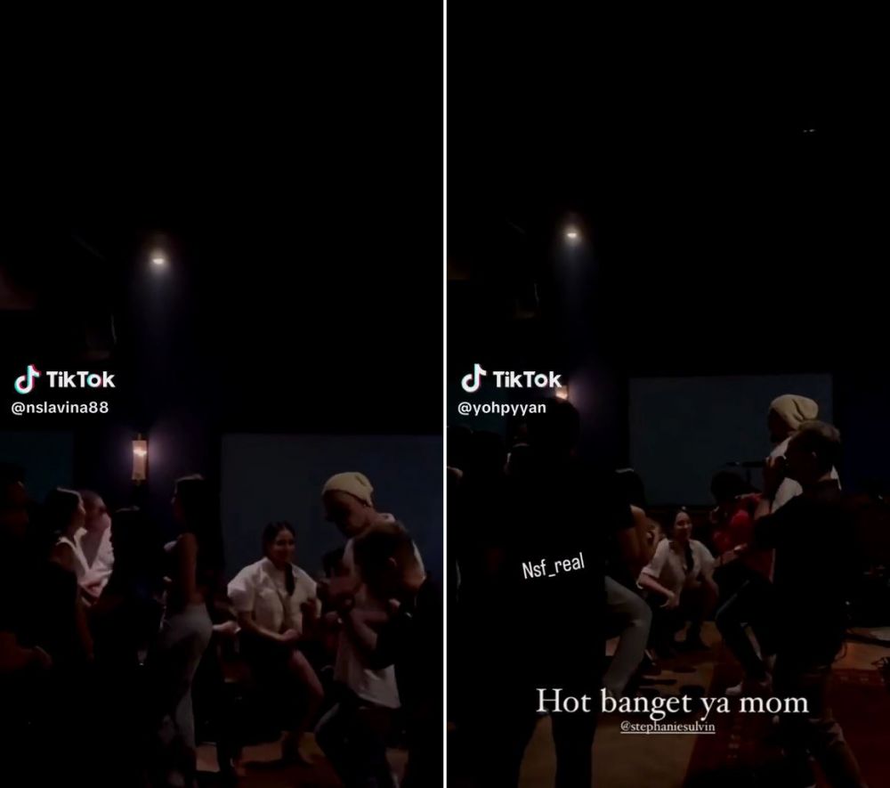 Viral video Nagita Slavina seru-seruan di pesta tanpa Raffi Ahmad, gaya jogetnya disorot warganet