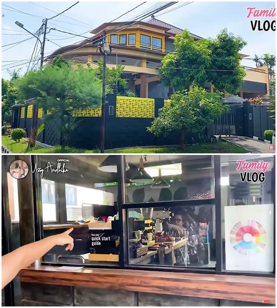 Punya rumah dengan kafe di garasinya, intip 8 potret dapur Ussy Sulistyawati sebelum menikah