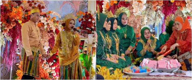 Dipinang dengan uang panai Rp 2 M, intip 11 momen acara adat Putri DA dan Abdul Aziz jelang nikah