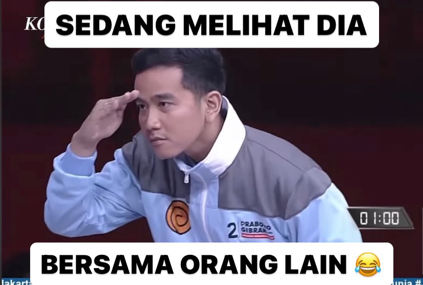 11 Potret kocak meme debat cawapres ini bikin yang awalnya saling senggol malah jadi cekikikan
