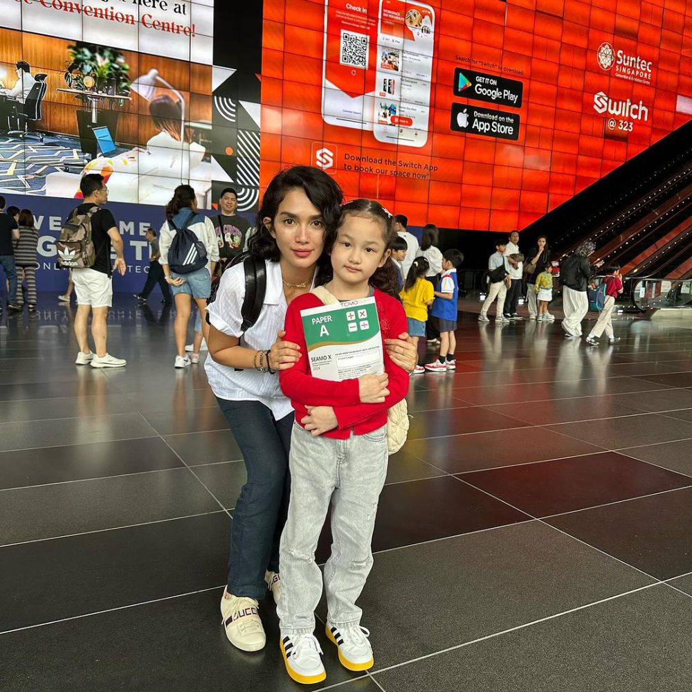  9 Momen Sheva anak Ussy dan Andhika Pratama ikut olimpiade matematika se-Asia Tenggara