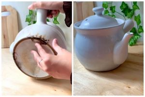 Tanpa cuka dan baking soda, ini cara bersihkan noda gosong di pantat teko cuma pakai 1 bahan sederhana