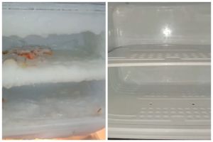 Cepat hanya butuh 30 menit, ini trik bersihkan bunga es freezer kulkas tanpa disiram air hangat