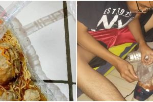 11 Potret kocak akal-akalan warga pengin makan tapi nggak ada wadah ini bikin nggak habis pikir