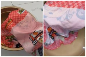Tak perlu disikat, ini cara bersihkan bintik hitam di sarung bantal pakai tambahan 1 bahan dapur