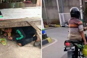 11 Potret kocak orang mempersulit diri ini bikin yang lihat kesel pol, nyelenehnya nggak ada lawan
