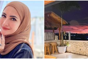 11 Potret rooftop Natalie Sarah didesain Santorini, ada jacuzzi ala resort mewah cocok buat healing