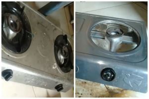 Tanpa direndam air panas, ini cara bersihkan karat dan kerak di kompor cuma pakai 2 bahan sederhana