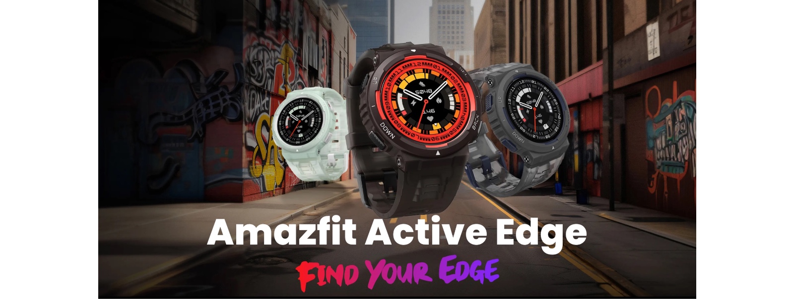 Gabungkan desain kokoh dan fitur sporty, ini dia tampilan smartwatch Amazfit Active Edge
