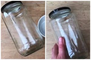 Bukan digosok sabun, ini trik cepat bersihkan sisa lem di toples kaca agar tak berbekas