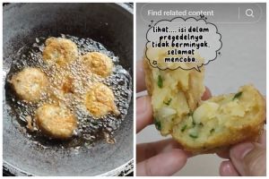 Trik menggoreng perkedel agar tak pecah dan menyerap banyak minyak, pakai 2 bahan dapur ini