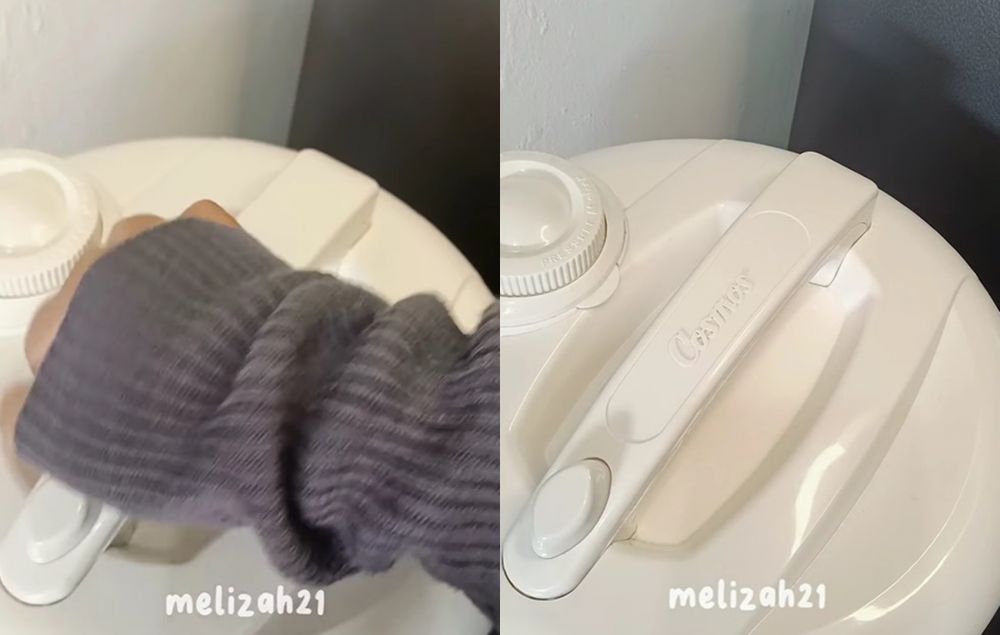 Wanita ini praktikkan trik atasi nasi lembek kebanyakan air tanpa pakai roti, hasilnya matang sempurna