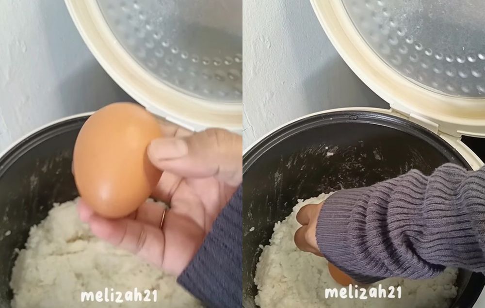 Wanita ini praktikkan trik atasi nasi lembek kebanyakan air tanpa pakai roti, hasilnya matang sempurna