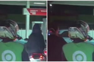 Driver ojek online bawa “teman” saat kerja ini jatuhnya gemas banget, auto jadi penglaris