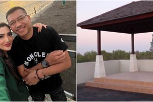 Langsung menghadap GWK, 9 potret rooftop vila Anang dan Ashanty di Bali berasa kafe di atas ketinggian