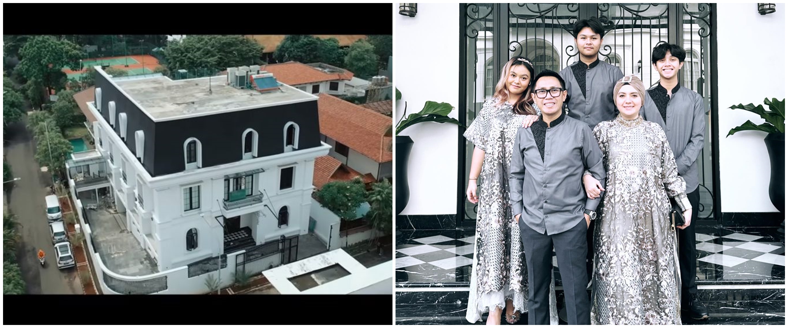 Letaknya di paling depan, 9 potret musala mewah milik Eko Patrio ini dipenuhi hiasan bernuansa emas