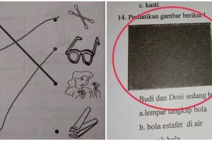 11 Potret kocak soal bergambar ini bikin bingung abis, endingnya jadi mager belajar