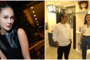 Sukses jadi pebisnis dan artis kini punya rumah Rp 25 M, 9 potret dapur Luna Maya mewah pakai marmer
