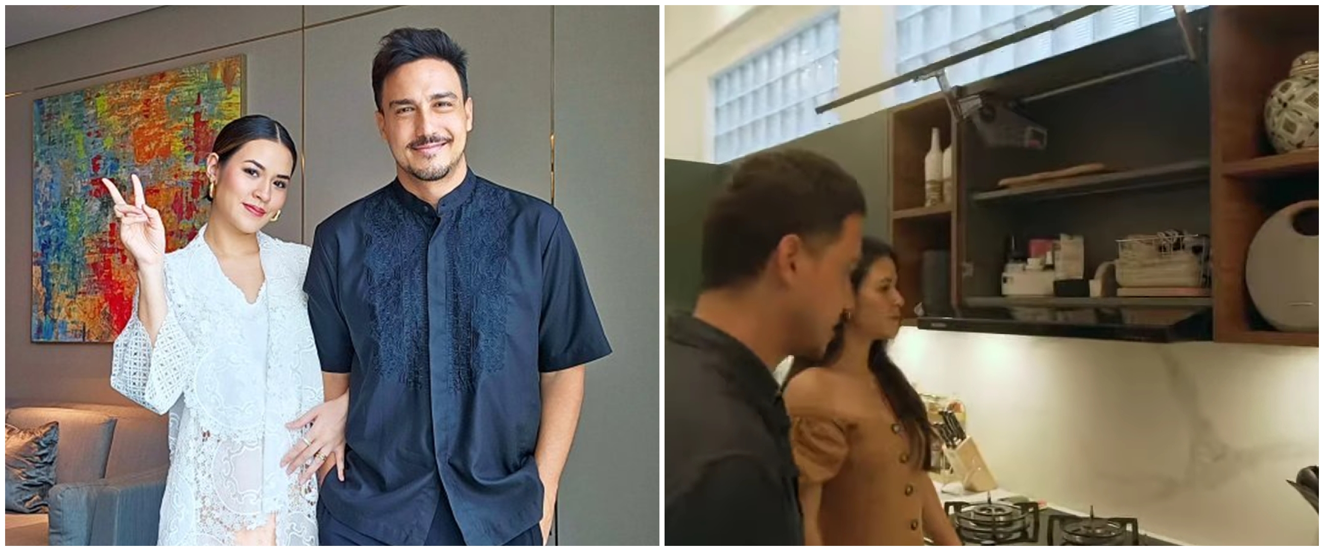 Masuk rumah langsung tampak dapur, 11 potret dapur Raisa dan Hamish Daud ini dikonsep jadi ruang seni