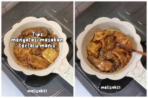 Bukan ditambah air, ini trik ampuh mengatasi masakan yang terlalu manis cukup pakai 1 bahan dapur