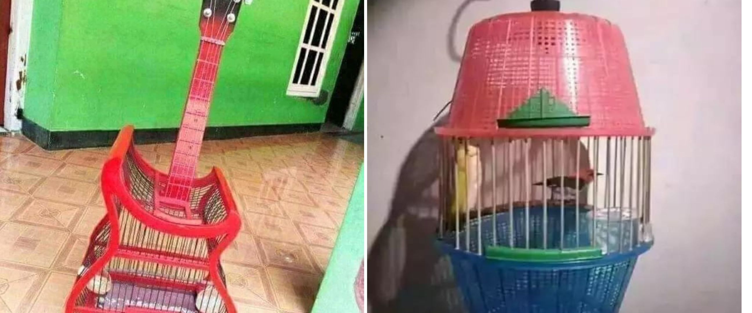 11 Potret kocak desain nyeleneh sangkar burung ini bikin yang lihat geleng kepala, kreatif abis