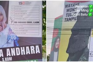 11 Potret kocak baliho caleg ini gimiknya terlalu niat, bikin nggak bisa berkata-kata