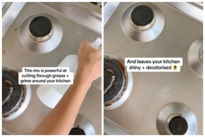 Kinclong tanpa diberi baking soda, ini cara bersihkan noda lemak di kompor pakai 2 bahan dapur