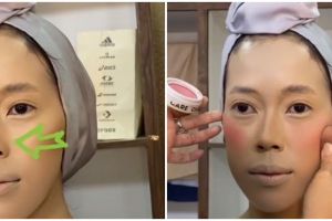 Transformasi makeup pengantin wajah lonjong ini hasilnya jadi proporsional bak beda orang, auto fresh