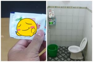Tak dicampur cuka, cara pria ini bikin pewangi kamar mandi seharum di hotel cuma tambah 1 sampah dapur