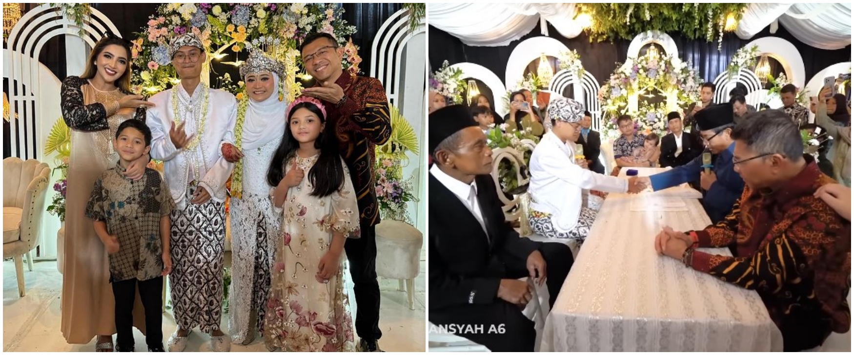 11 Momen Ashanty kondangan ke pernikahan pengasuh Arsy, Anang dipilih jadi saksi akad manten