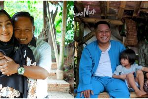 Belikan suami sawah, istri Narji ternyata dari keluarga sederhana, ini 8 potret rumahnya di kampung