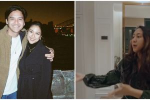 Tinggal di apartemen, 9 potret dapur Sherina Munaf ini minimalis tapi terkesan luas