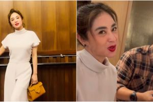 Isyaratkan hubungannya baik-baik saja, ini 8 momen Dewi Perssik rayakan ultah Rully bareng keluarga