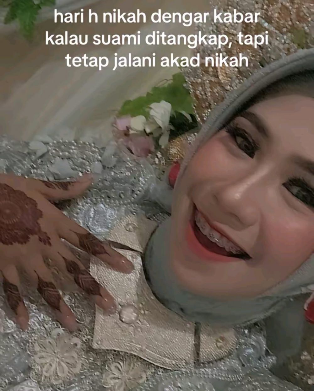 Suami masuk penjara, curhat haru wanita jalani resepsi pernikahan sendiri ini endingnya bikin nyesek