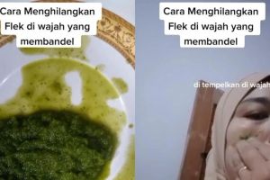 Cukup 1 jenis daun, begini trik sederhana hempas flek hitam di wajah kusam secara alami