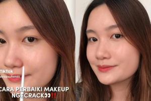 Tak ditambah bedak, trik wanita perbaiki makeup yang crack di hidung ini cuma pakai 1 alat sederhana