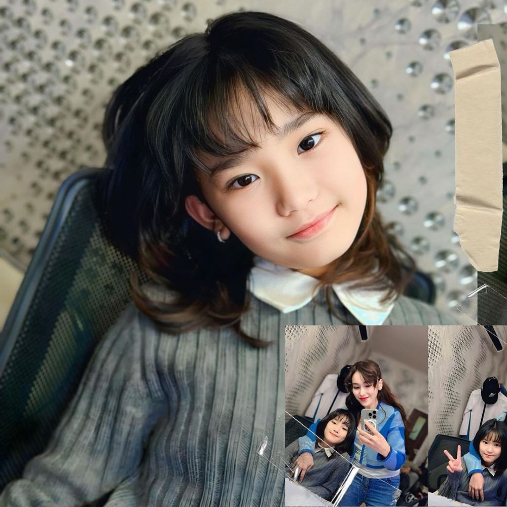 Bikin nangis ibunda saat lamaran, ini 11 potret Bilqis anak Ayu Ting Ting yang gayanya ala cewek Korea