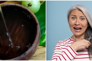Tanpa dicampur teh hitam, ini cara mencegah munculnya rambut beruban pakai hair oil dari 1 jenis buah