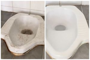 Cukup pakai 3 bahan dapur, ini trik ampuh basmi kerak tebal di kloset tanpa air panas dan sitrun