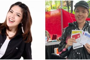 Tetap bertugas pantau banjir kawasan Kelapa Gading di tengah Pemilu 2024, aksi Tina Toon tuai pujian