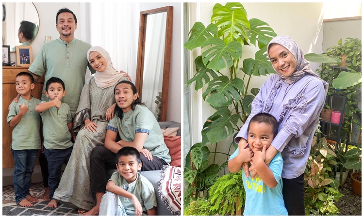 Dulu tinggal di kontrakan petak kini rumahnya mewah, 10 potret dapur Enno Lerian minimalis & estetik