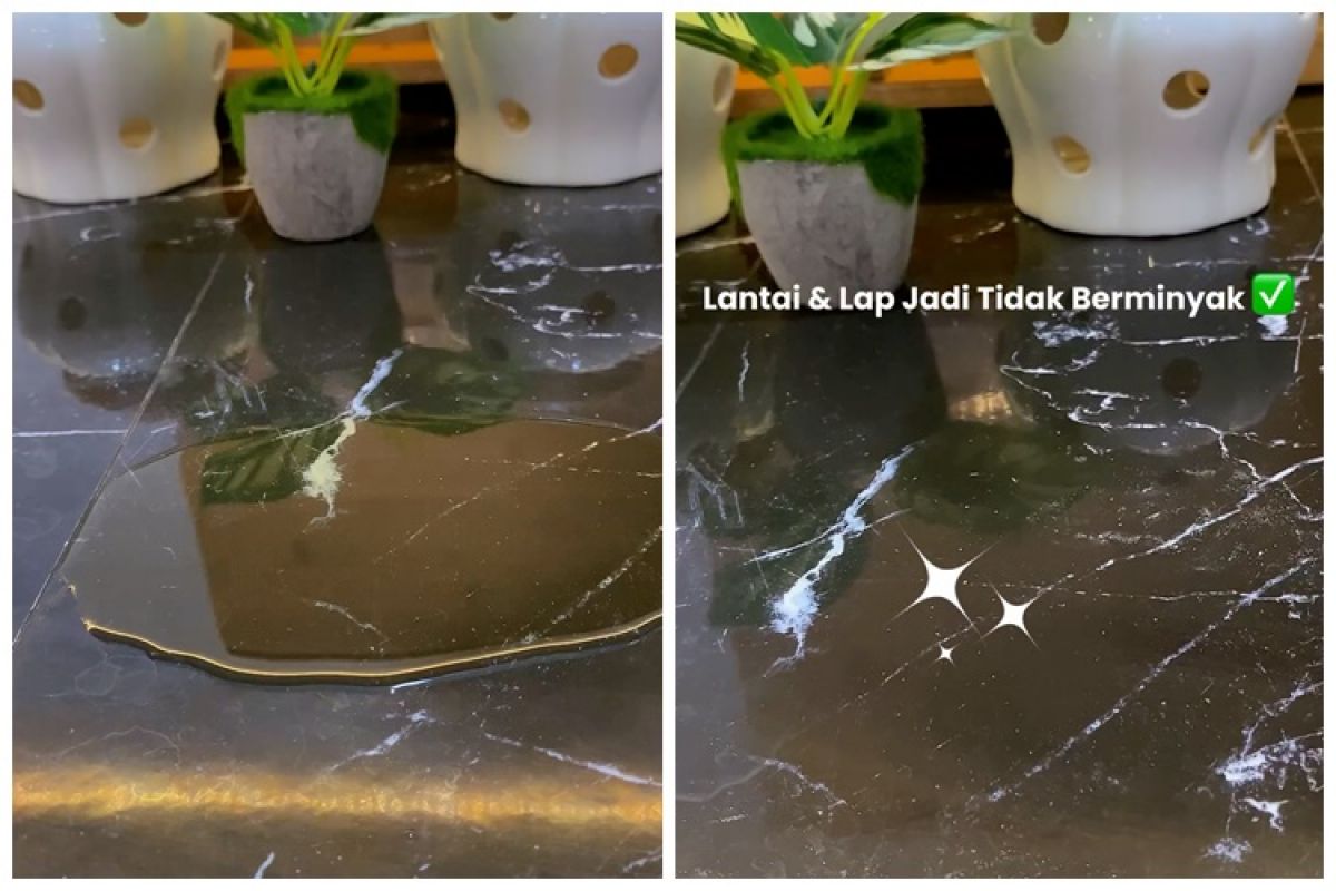 No need to wipe, this is how to clean cooking oil spills on the floor