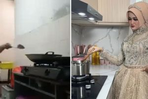 Absurdnya tak terbendung, 45 Potret kocak gaya orang masak kelewat nyeleneh ini bikin tepuk jidat