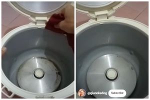 Tanpa diolesi pasta gigi, ini cara bersihkan kerak dan bau apek di rice cooker pakai 2 bahan sederhana